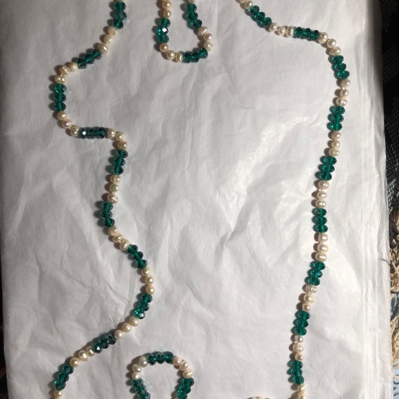 NECKLACE NEW WITH FRESHWATER PEARLS - Picture 3 of 5